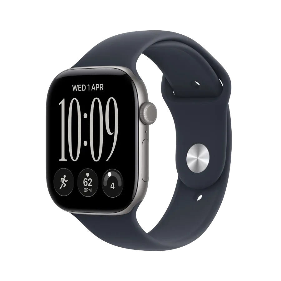 Apple Watch Series 12 GPS + Cellular,  Navy Blue Sport Band, S/M, 42mm, Space Gray – photo 1