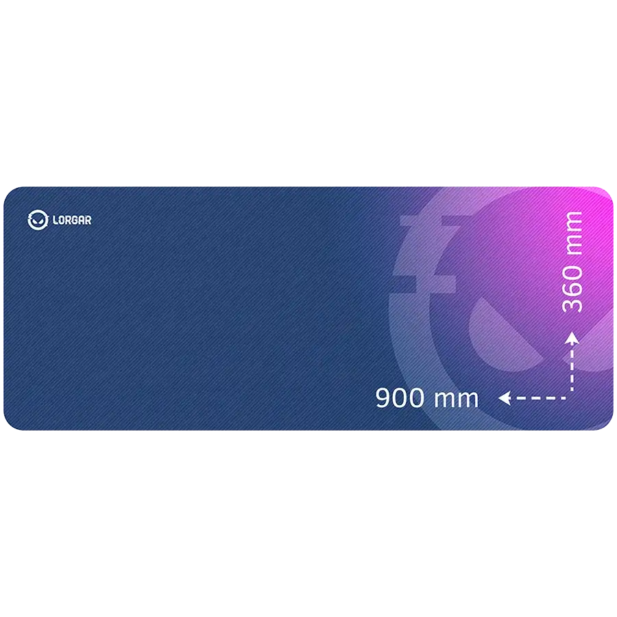 LORGAR Multispandex mousepad з purple rubber – photo 1