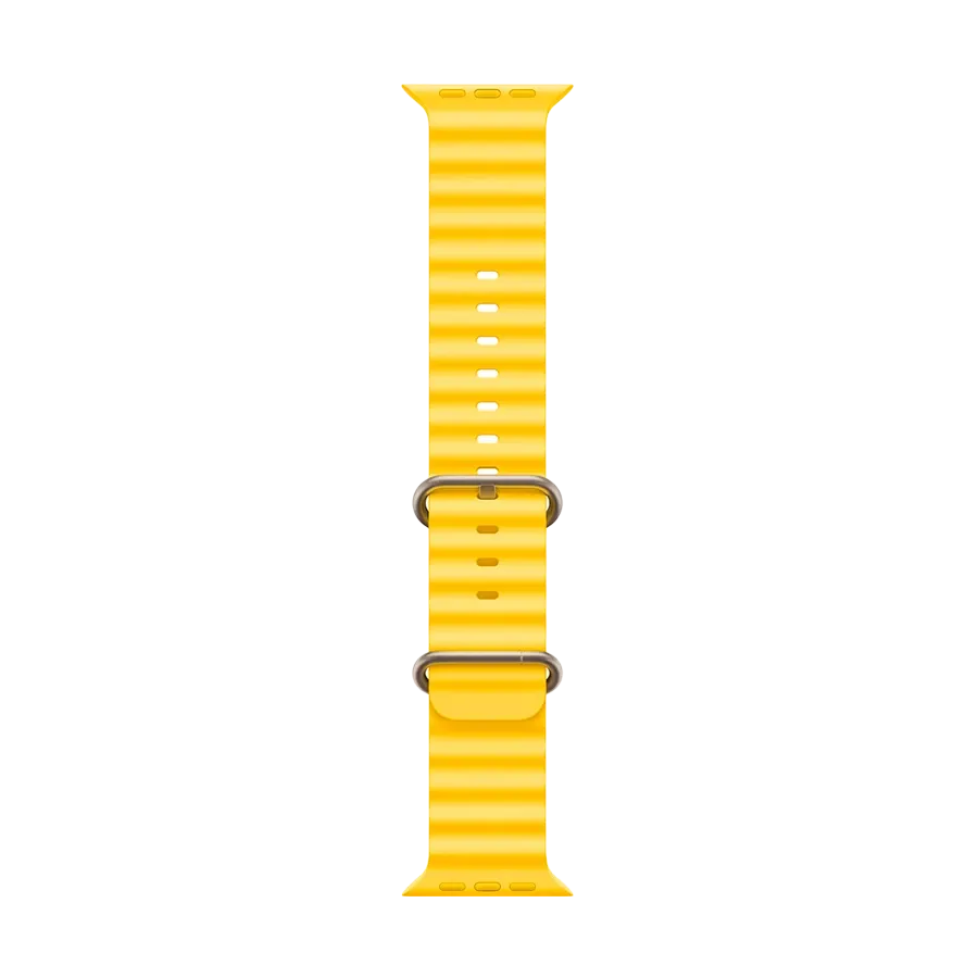 photo 1 - Apple 49mm Ocean Band Band for Apple Watch 44/45/49 mm, Yellow