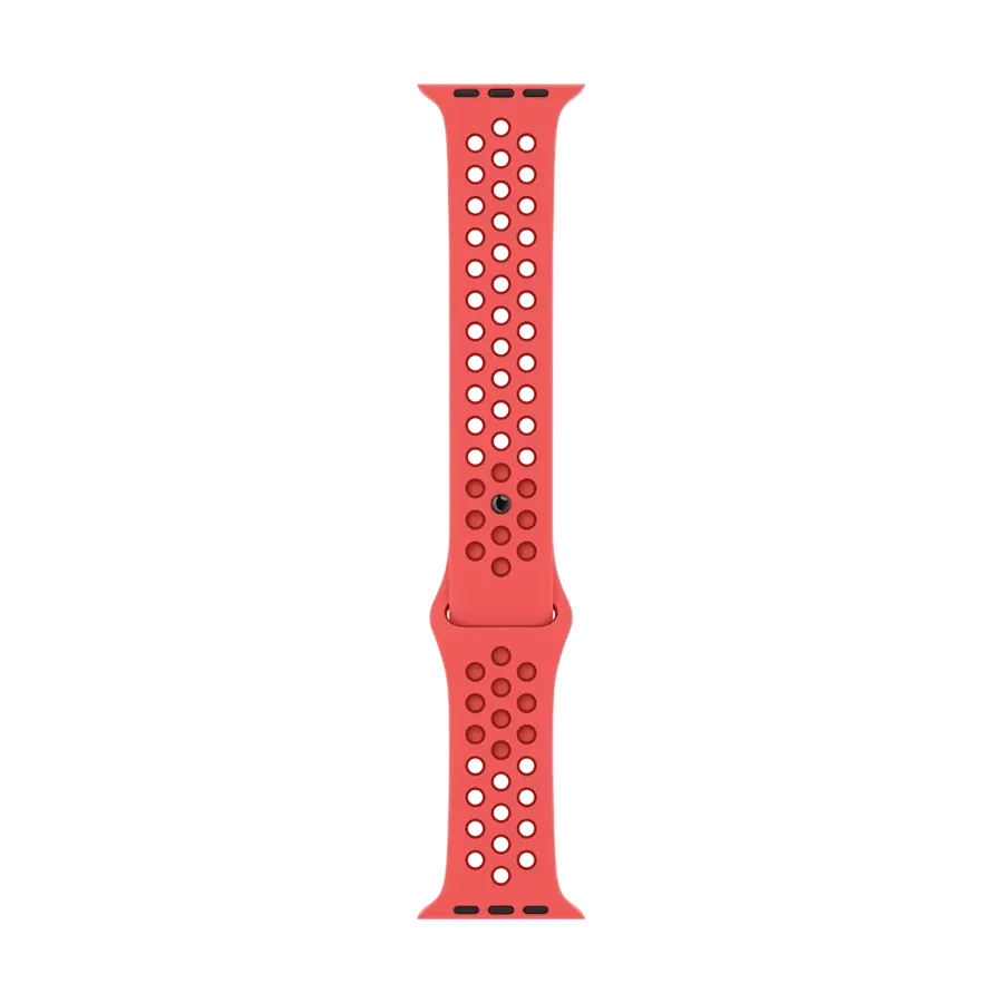 photo 2 - Curea Apple Nike Sport Band pentru Apple Watch 42/44/45/49 mm, Bright Crimson/Gym Red