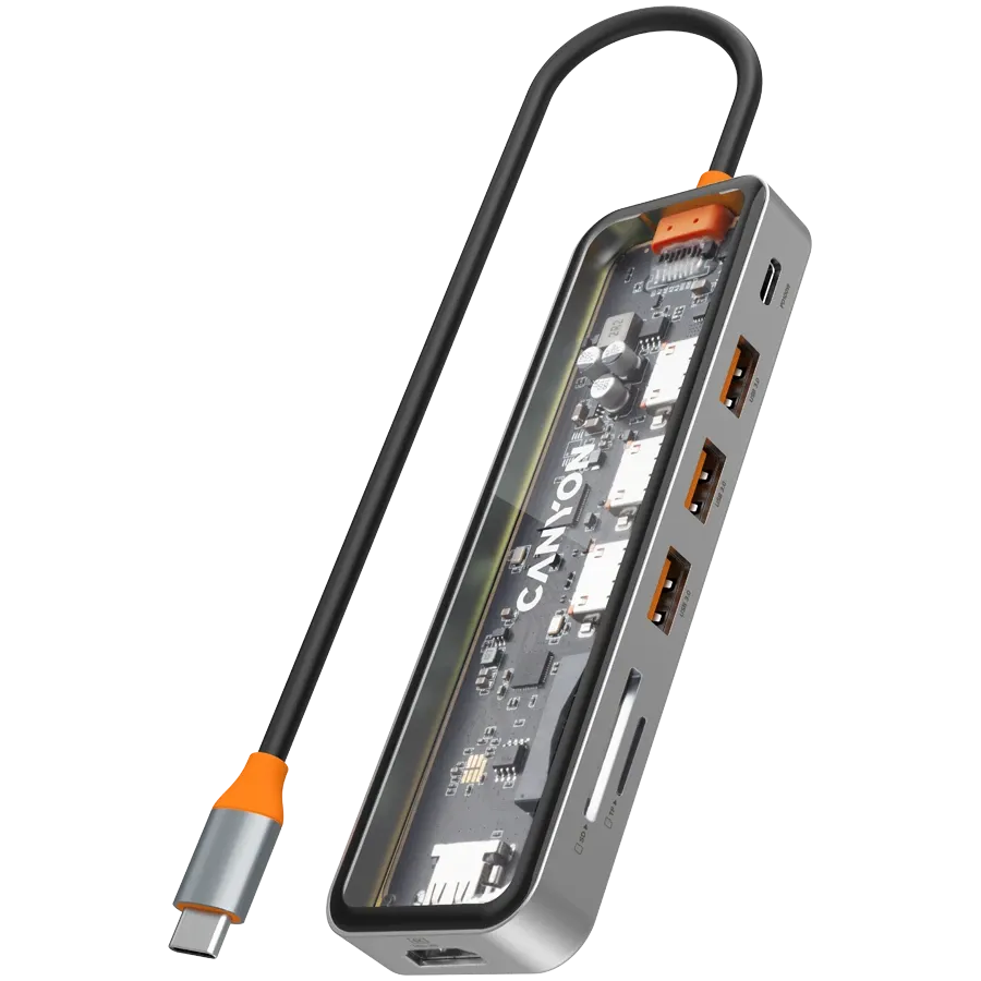 photo 1 - CANYON  USB Hub  Space Gray