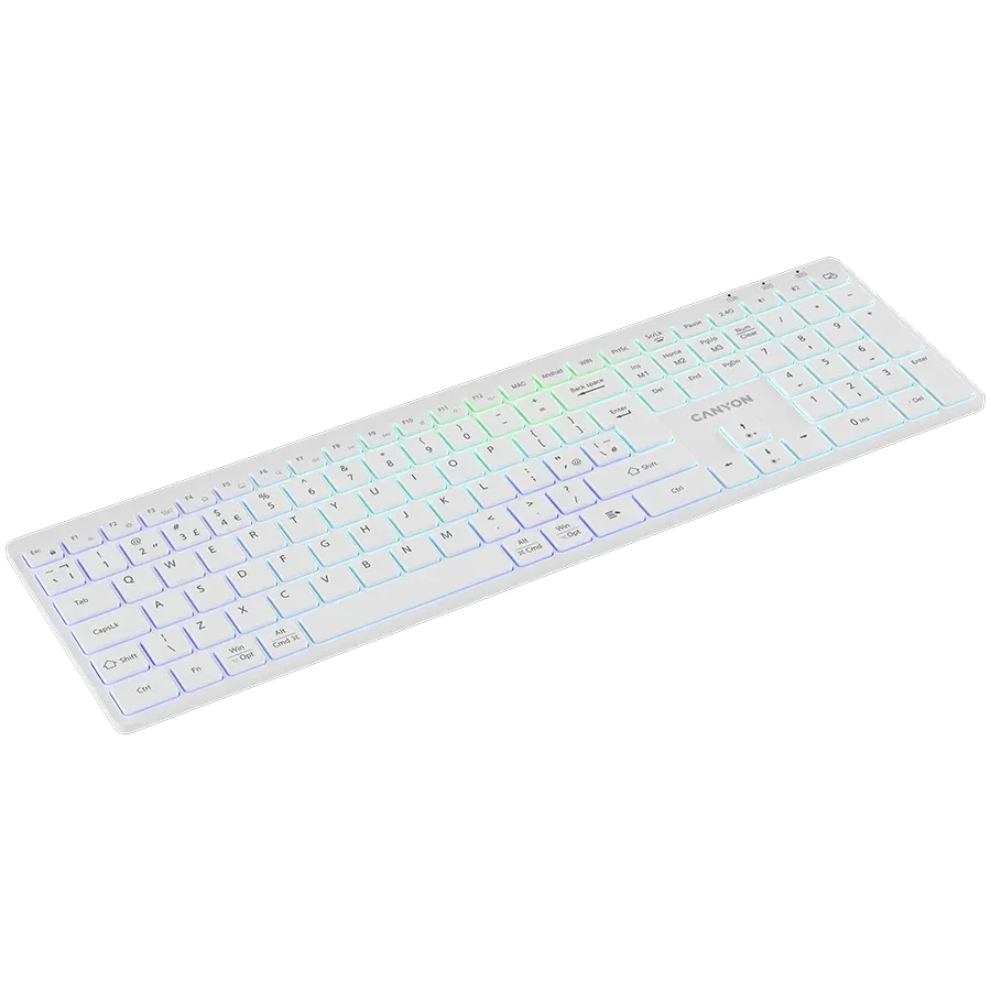 photo 5 - CANYON HKB-W11 Клавиатура, Белый