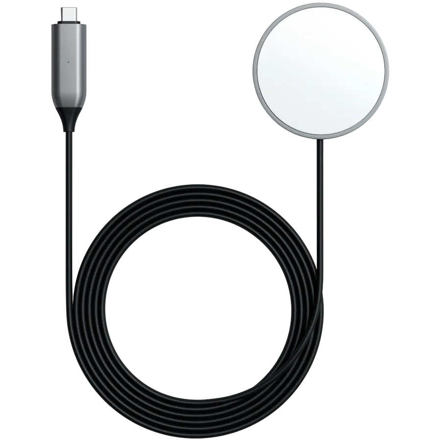 photo 1 - Încărcător wireless SATECHI, 18 W, Space Gray