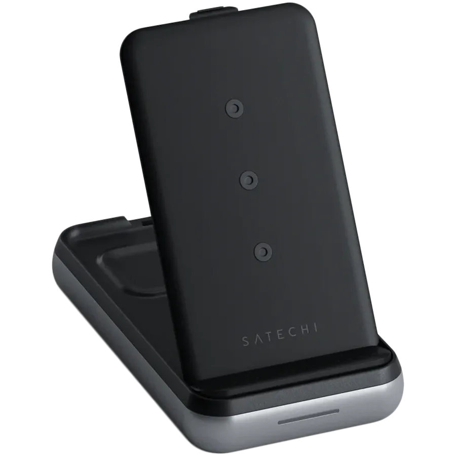 photo 1 - SATECHI Wireless Charger USB-C, 10 W, Space Gray