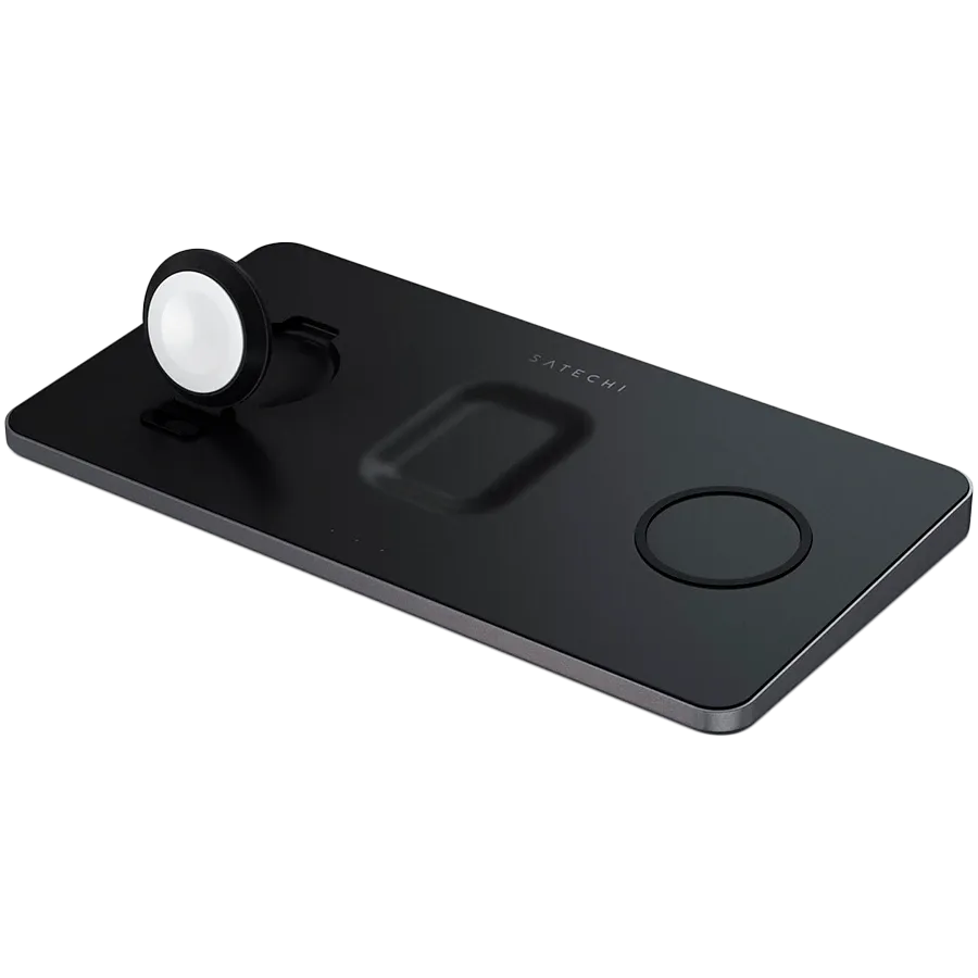 photo 1 - Wireless charger SATECHI, 7.5 W, Space Gray