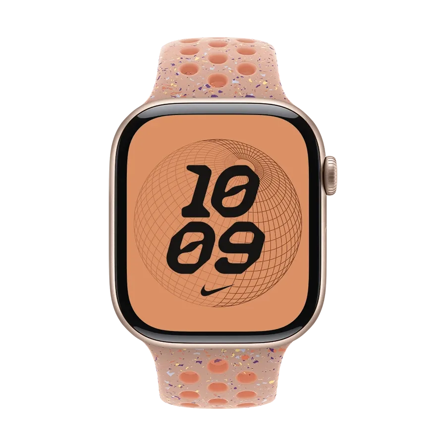 photo 3 - Apple 46mm Nike Sport Band Band Extension Nike Sport Band Alpenglow Pink за Apple Watch 44 mmApple Watch 45 mmApple Watch 46 mmApple Watch 49 mm 44/45/46/49 mm