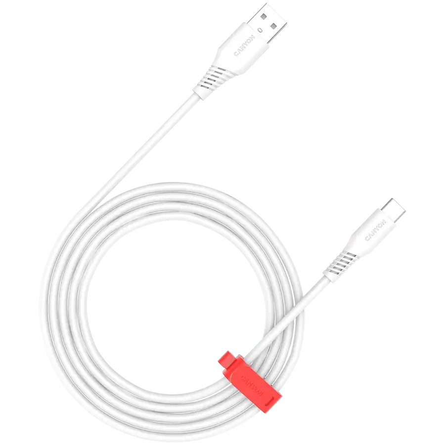 CANYON USB-A to USB-C Cable , Білий, 2м – photo