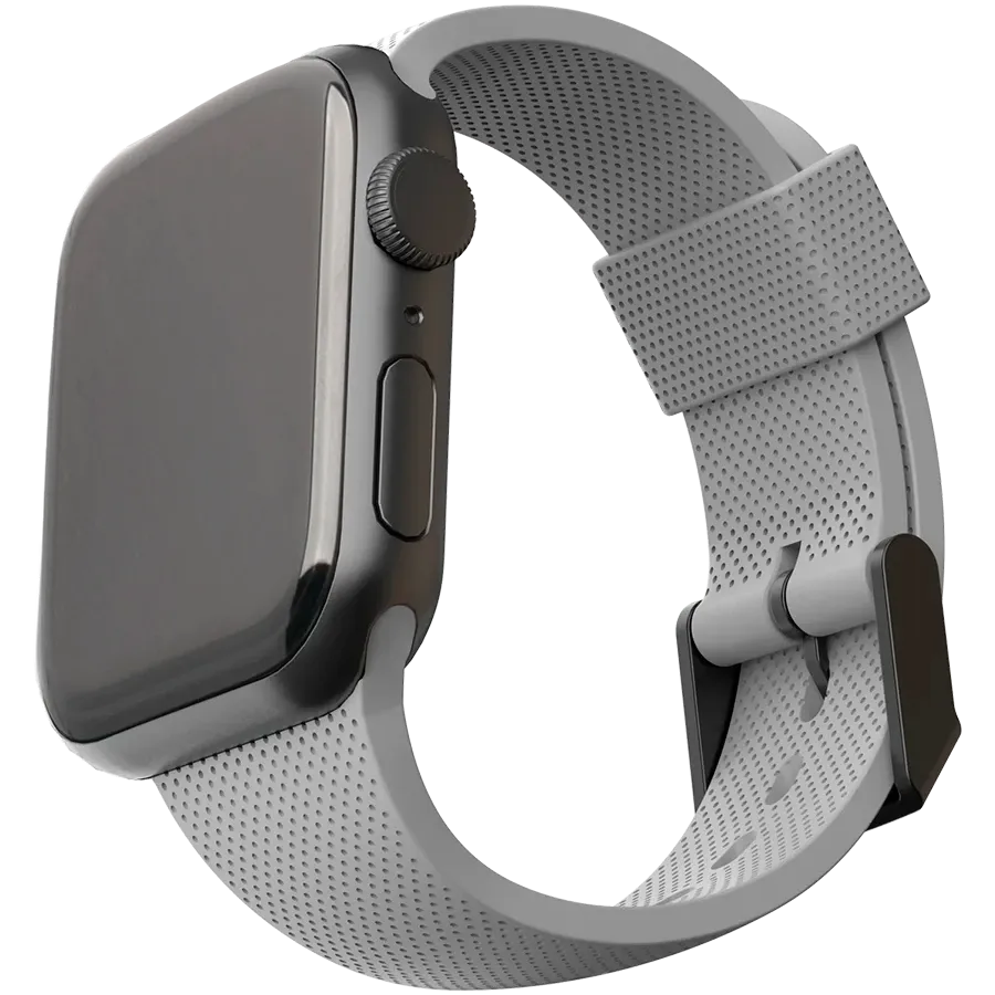 photo 2 - Curea UAG Dot din silicon pentru Apple Watch 42/44/45 mm, Gray