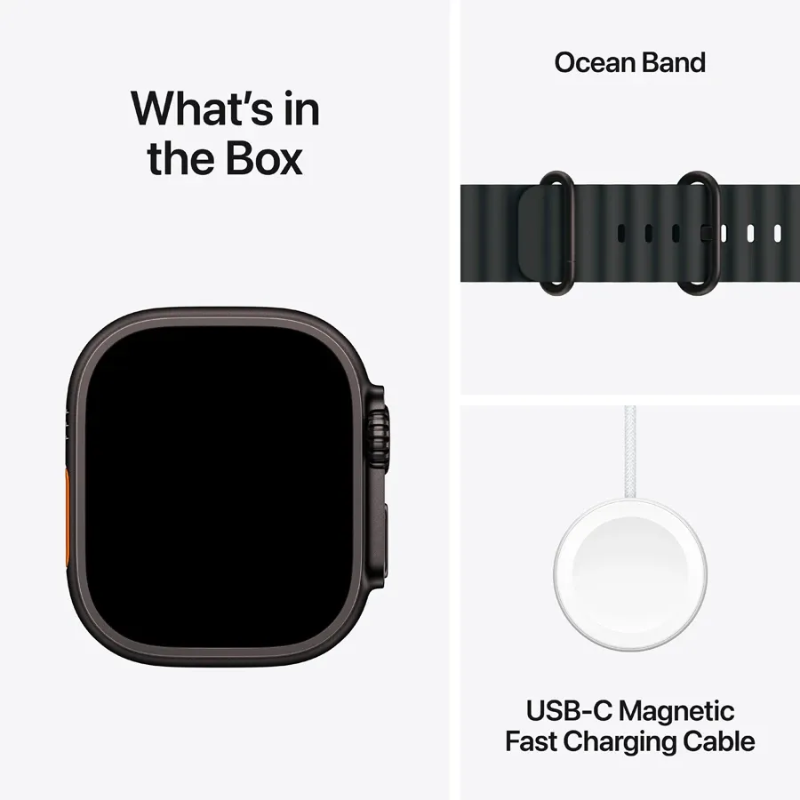photo 7 - Apple Watch Ultra 3,  Black Ocean Band, 49մմ, Սև