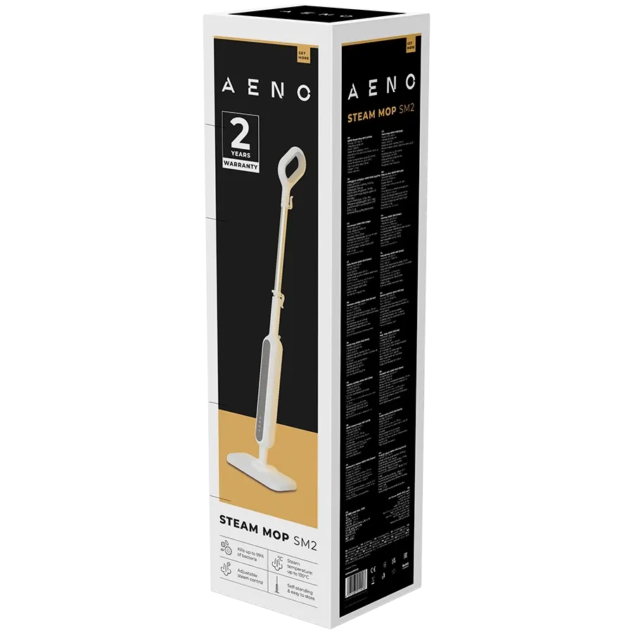 photo 14 - Парова швабра AENO SM2 Сірий/Білий