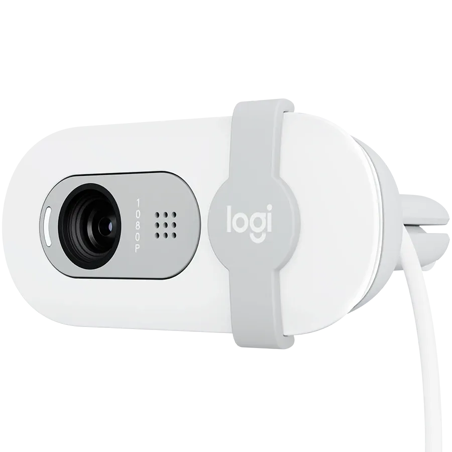 photo 4 - Веб-камера LOGITECH Brio 100 Full HD Webcam - OFF-WHITE - USB - EMEA28-935 (L960-001617)