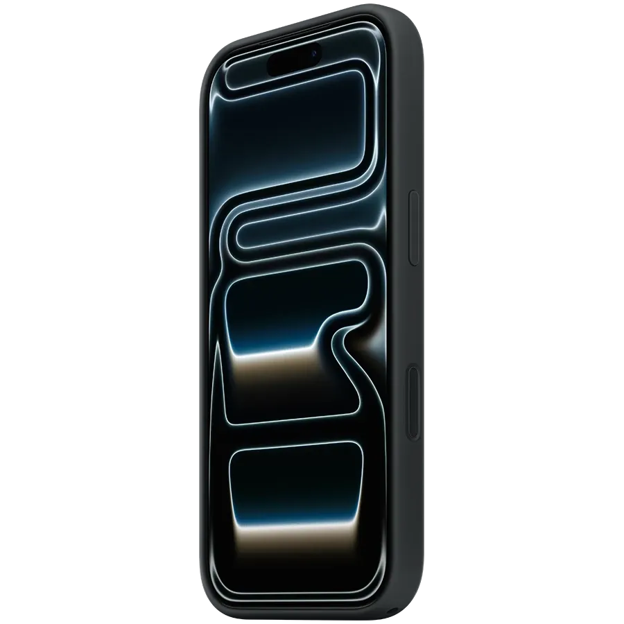 photo 2 - Apple силиконовый чехол с MagSafe Чёрный для iPhone 17 Pro