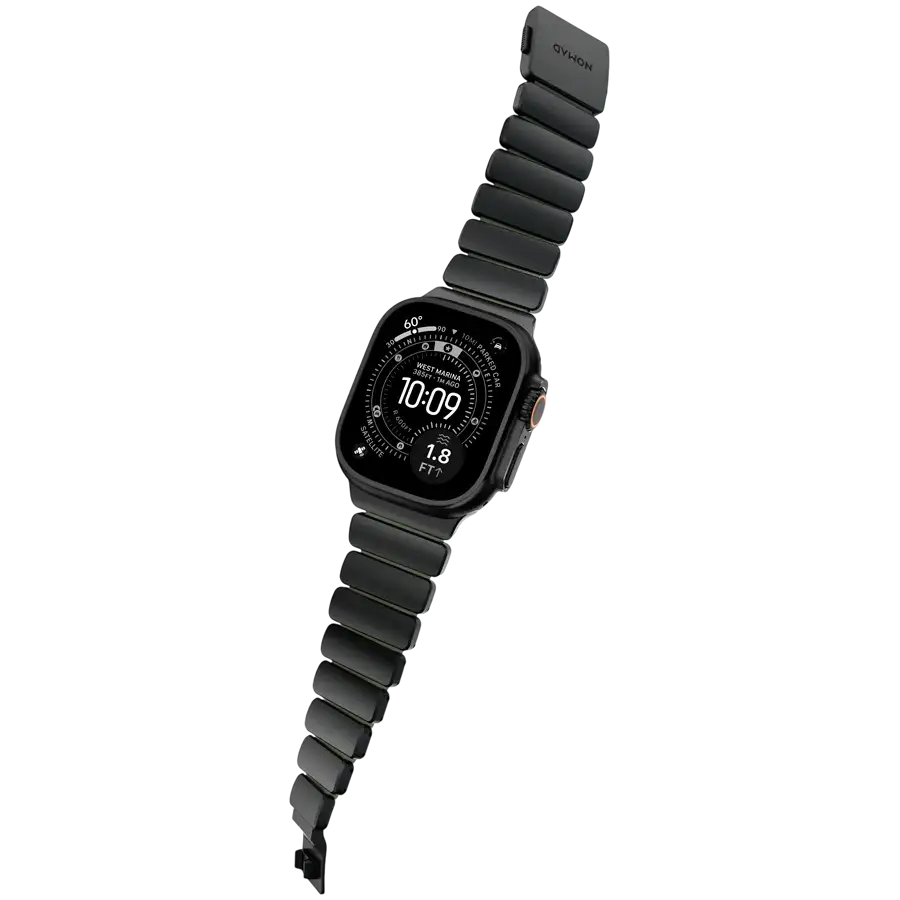 Ремінець Nomad Stratos Band Black Hardware для Apple Watch 46 мм/49 мм - Forest – photo 6
