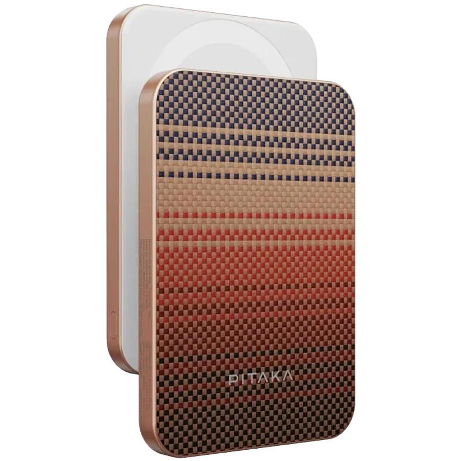 photo 2 - Baterie externă PITAKA Qi 2, 5000 mAh, Sunset