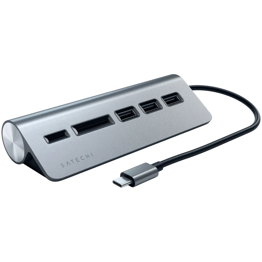 photo 1 - SATECHI  USB-C Combo Hub  USB Hub  Մոխրագույն