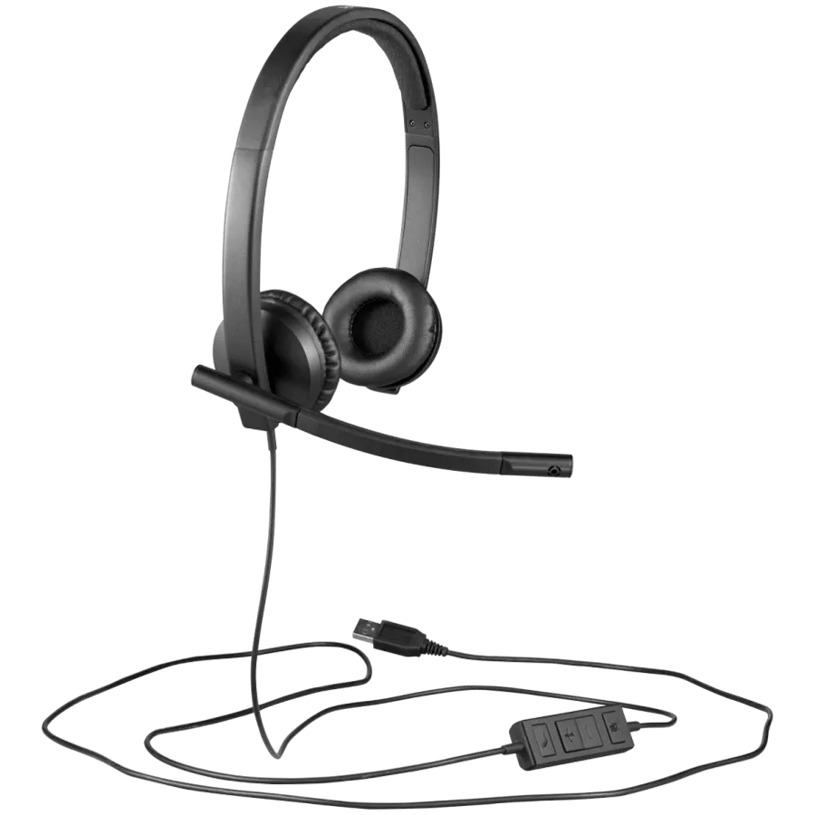 photo 3 - LOGITECH H570e Дротова гарнітура, Чорний