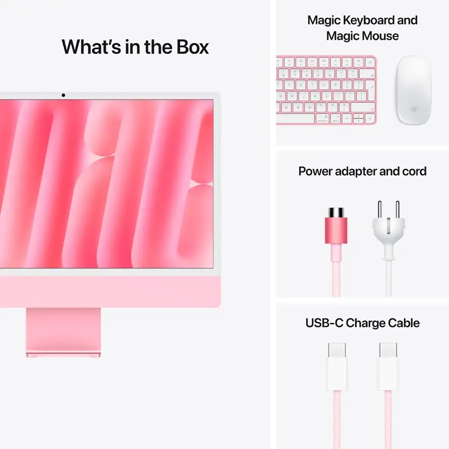 iMac 24 M4, 8C CPU 8C GPU, 16GB 256GB SSD, Pink – photo 9