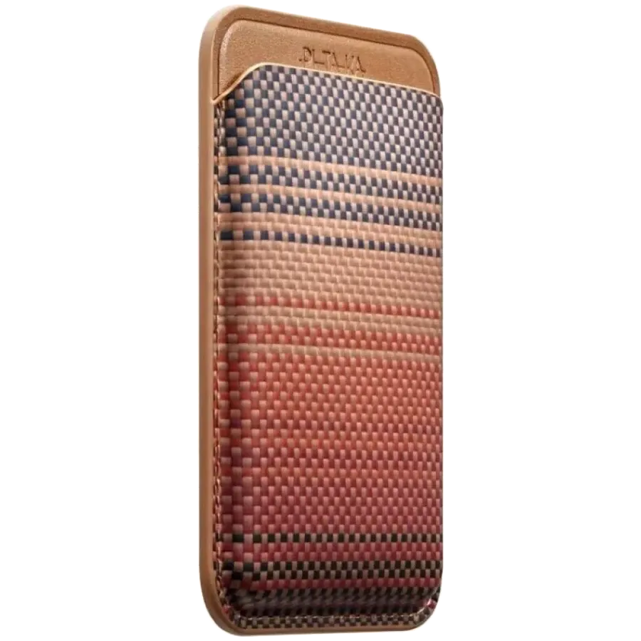 photo 2 - PITAKA Wallet Magnetic Woven Wallet  Sunset for iPhone