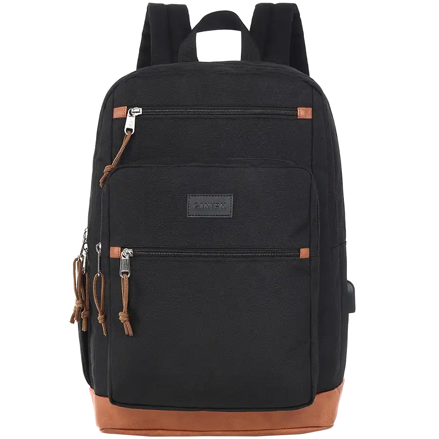 CANYON Рюкзак ноутбуков backpack для 15.6"  Чёрный для MacBook Pro 14/MacBook Pro 15/Ноутбук до 15.6" – photo 1