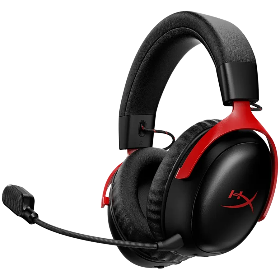 photo 1 - Căști pentu gaming HYPERX Cloud III S, Black/Red