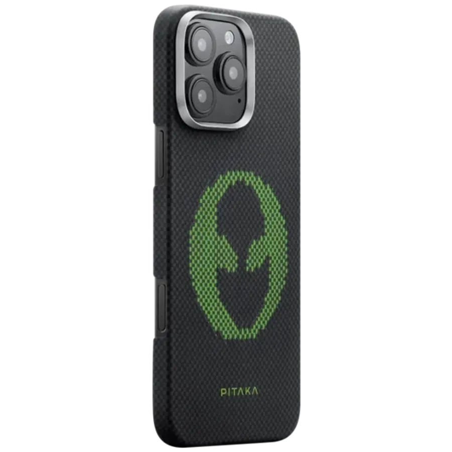 photo - PITAKA Чехол Tactile Woven Alien для iPhone 16 Pro Max