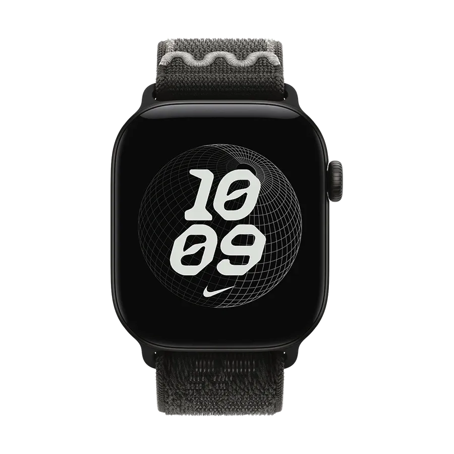 Apple Nike Sport Loop Ремешок для Apple Watch 38/40/41 mm, After Dark Black – photo 3
