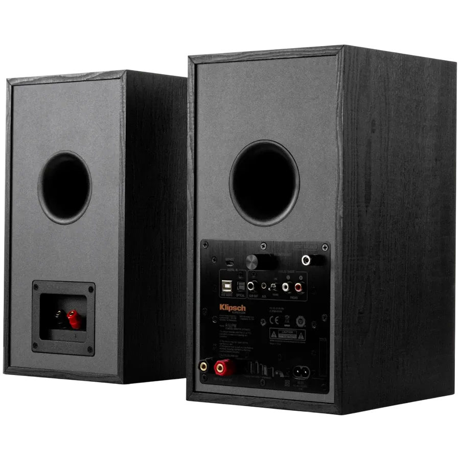 photo 3 - Klipsch Reference R-51PM Rəfüstü akustika, Qara, cüt