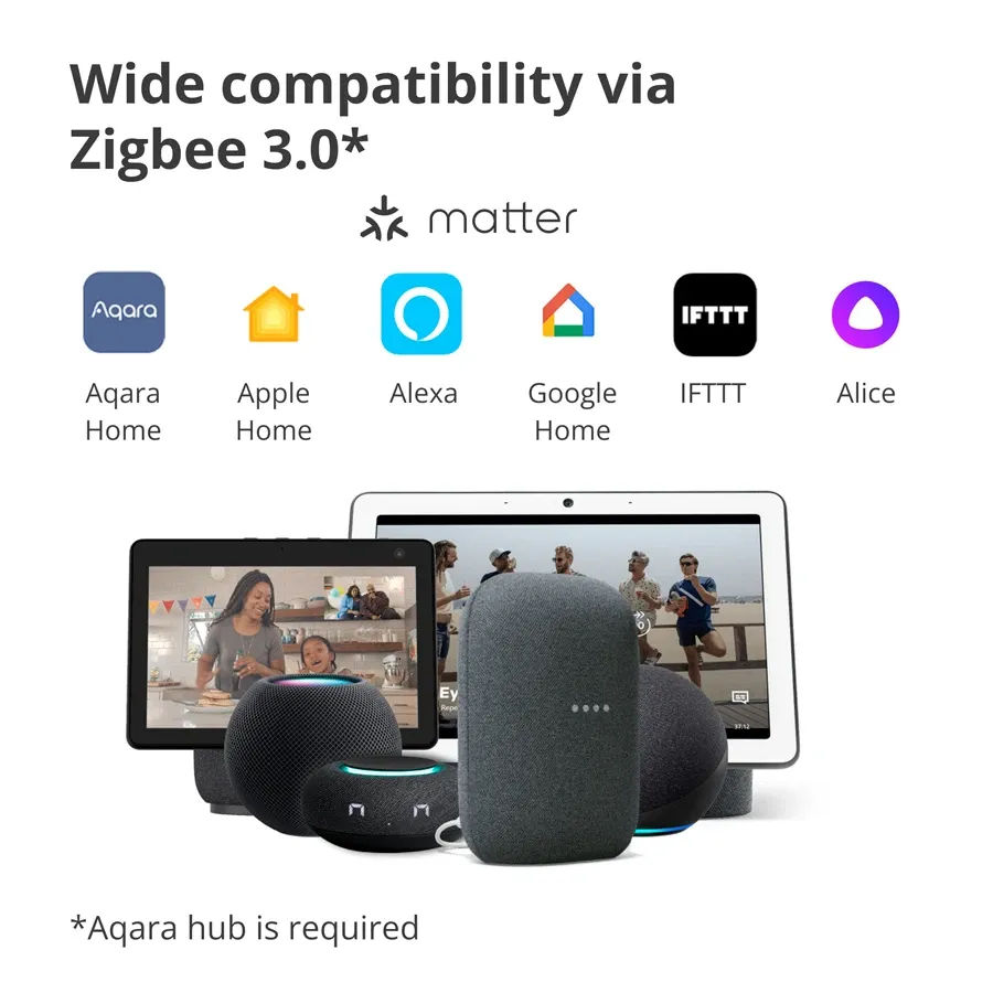 photo 6 - Smart Remote Control AQARA SRTS-A01 Radiator Thermostat E1 ()