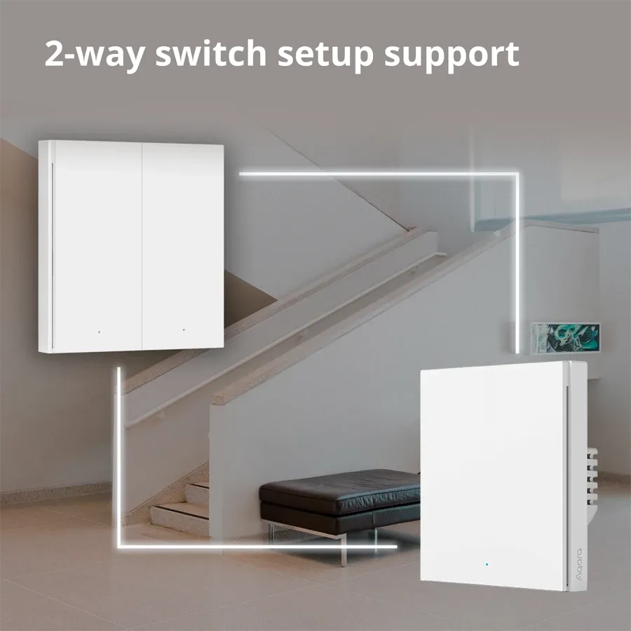 photo 9 - AQARA Smart Wall Switch H1 Smart Remote Control WS-EUK03 (Smart wall switch H1 (with neutral, single rocker)) for Sockets