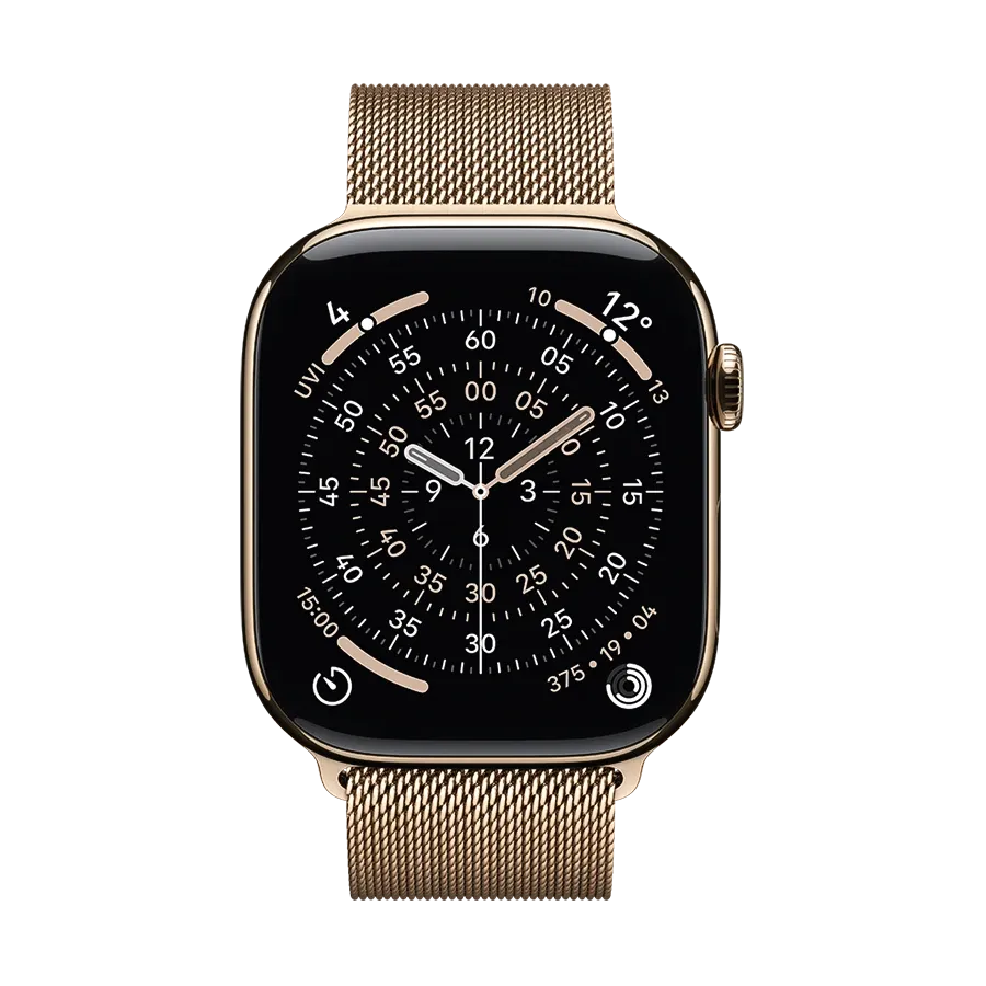 photo 3 - Apple Milanese Loop Band for Apple Watch 38/40/41/42 mm, Gold