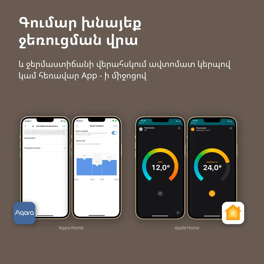 photo 5 - Smart Remote Control AQARA SRTS-A01 Radiator Thermostat E1 ()