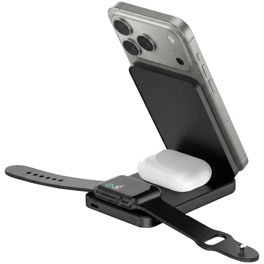 photo 3 - Portativ șarj cihazı DECODED, 8000 mA/saatda, Qara