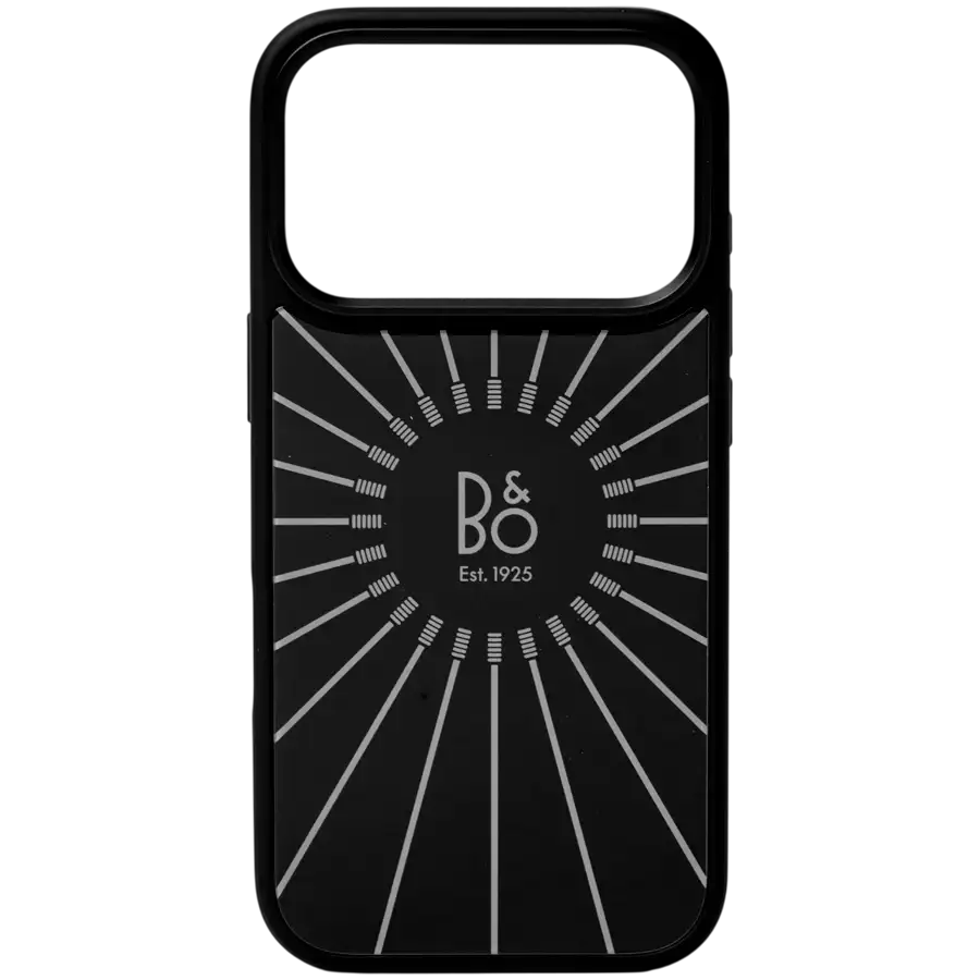 B&O BY ASBIS Чохол Glass version with MagSafe Black Anthracite для iPhone 17 Pro – photo 1