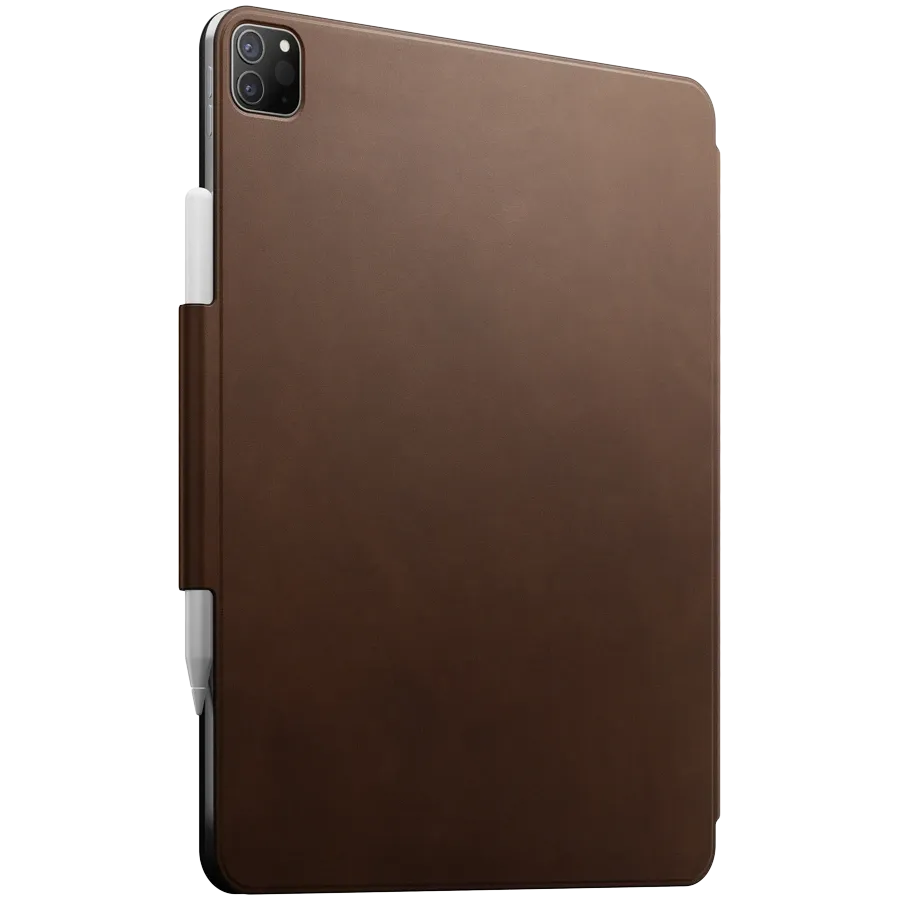 photo 4 - Чехол NOMAD Smart Folio из кожи для iPad Pro 12.9 (Gen.3/4/5/6), Коричневый