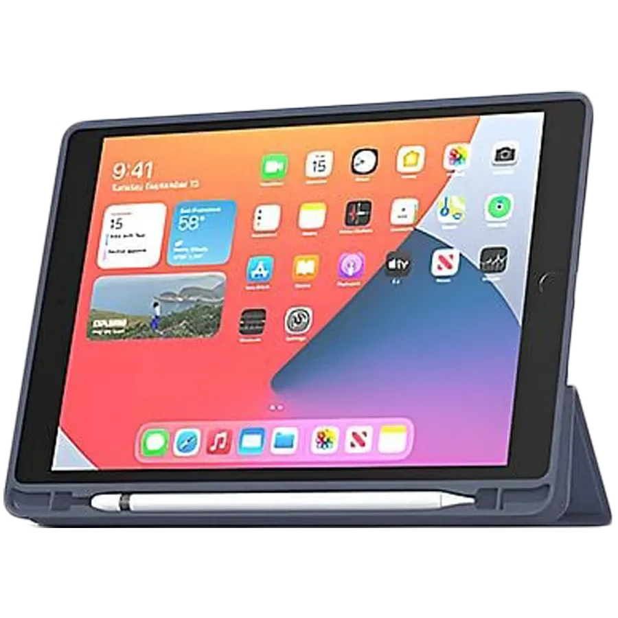 photo 1 - Чехол MW Folio Slim Skin для iPad Air 11 (Gen.4/5/M2/M3), Gray/Blue