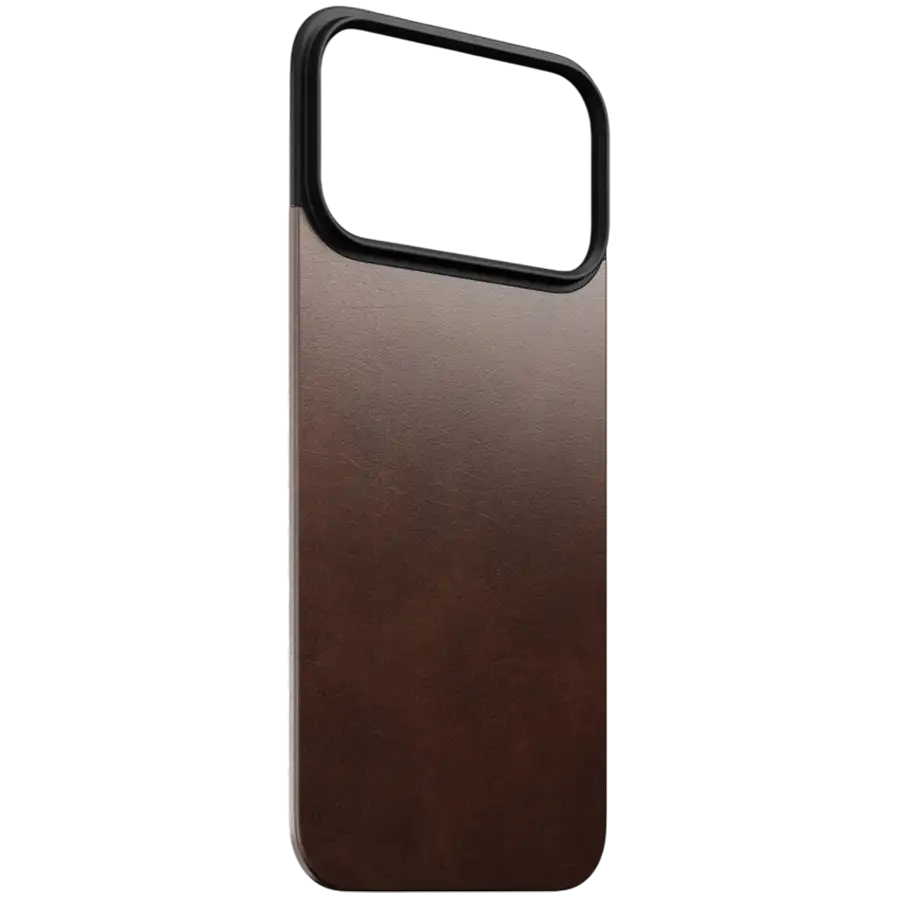 NOMAD Чохол Magnetic Leather Back Horween with MagSafe Rustic Brown для iPhone 17 Pro Max – photo 2