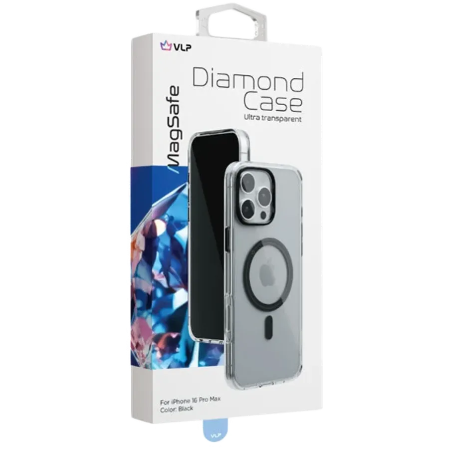 photo 3 - VLP Case Diamond with MagSafe Black for iPhone 16 Pro Max
