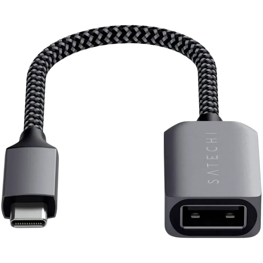 photo 2 - SATECHI Адаптер USB-C на USB, Space Gray