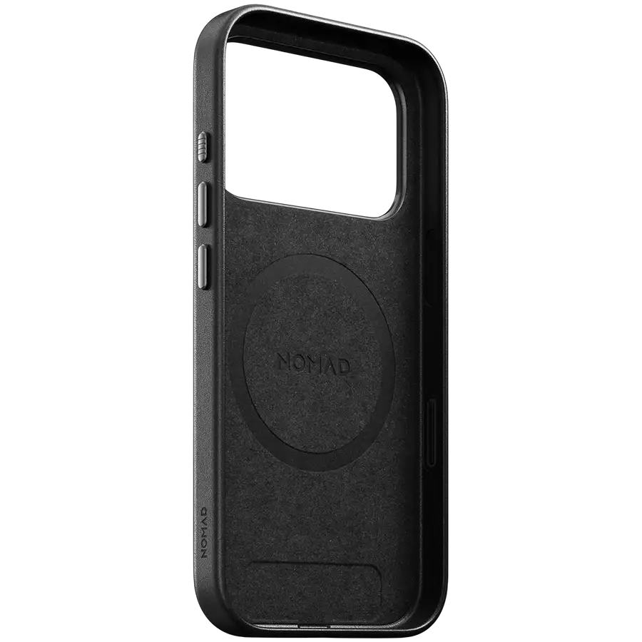 NOMAD Чехол Traditional Leather Case с MagSafe Чёрный для iPhone 17 Pro – photo 4