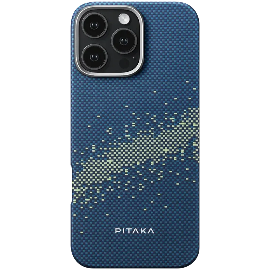 photo - PITAKA Protective Case Tactile Woven with MagSafe Milky Way Galaxy for iPhone 16 Pro Max