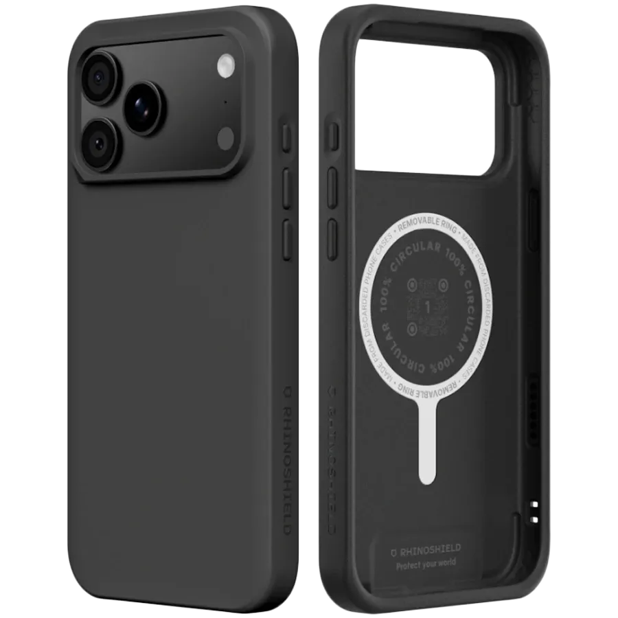 RHINOSHIELD Чехол SolidX с MagSafe Classic Black для iPhone 17 Pro Max – photo
