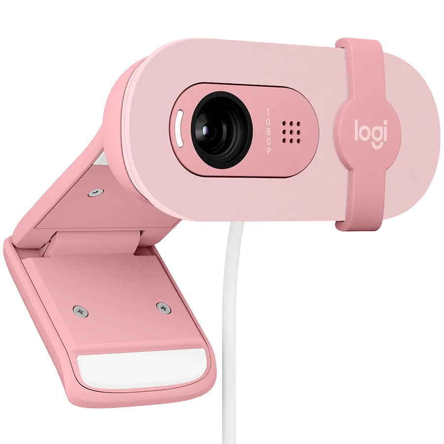 photo 3 - Вебкамера LOGITECH Brio 100 Full HD Webcam - ROSE - USB - EMEA28-935 (L960-001623)