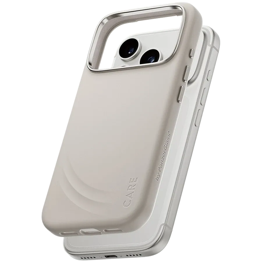 photo - PANZERGLASS Қаптар CARE by PanzerGlass FLOW Case w. MagSafe with MagSafe Vanilla for iPhone 17 Pro Max