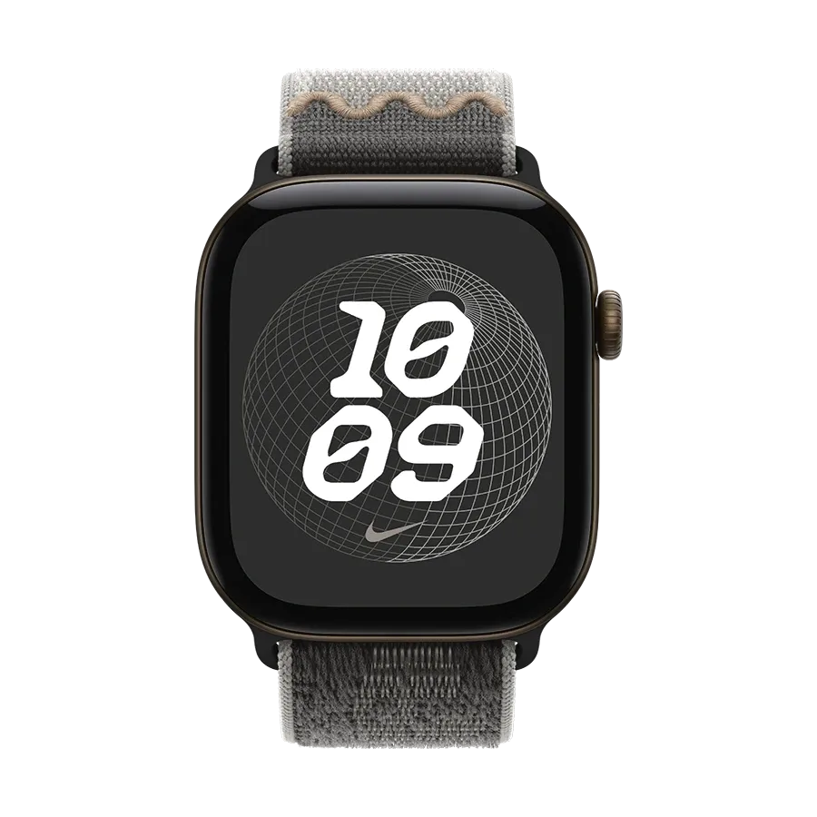 Apple 46mm Nike Sport Loop Ремінець  for Apple Watch 44/45/46/49 mm, Pavement Grey – photo 3