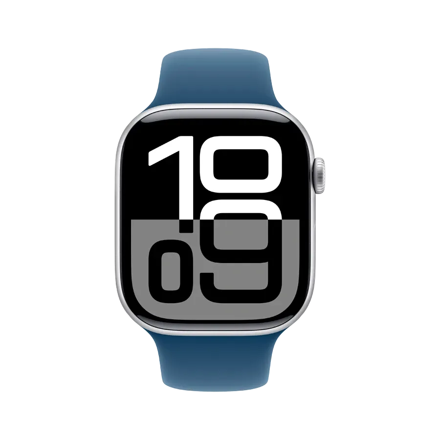 photo 2 - Apple Watch Series 10 GPS, 46mm, İdman kəməri "Denim", M/L, Gümüş