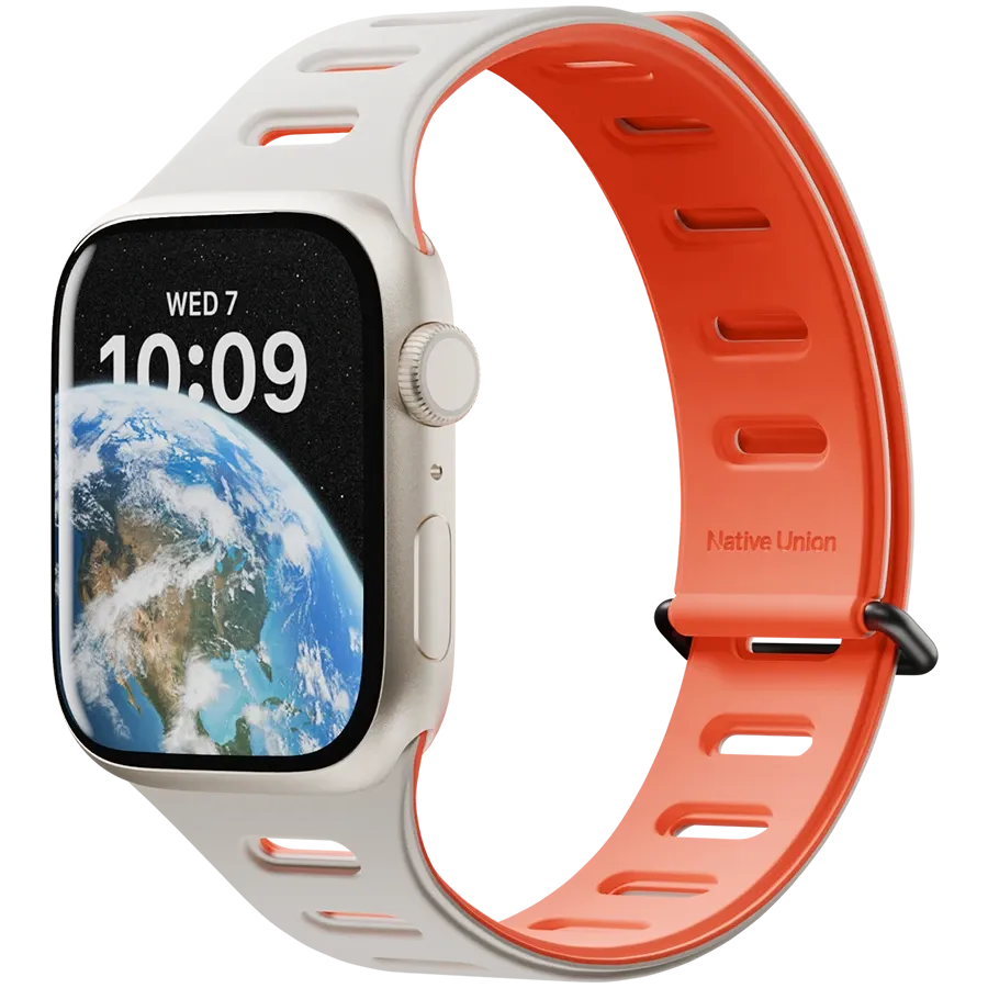 photo - NATIVE UNION Active Watch Band 42/44/45/49mm Band Extension Active Watch Band Oxyfire/Sandstone за Apple Watch 42 mmApple Watch 44 mmApple Watch 45 mmApple Watch 49 mm 42/44/45/49 mm