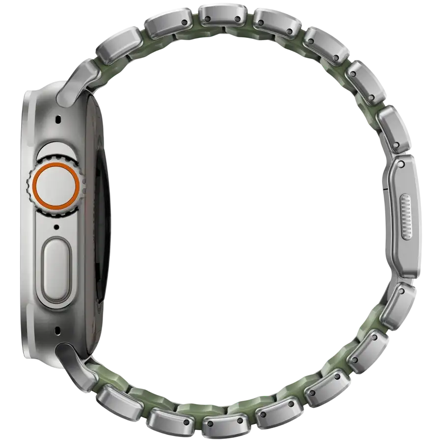 Ремешок Nomad Stratos Band Natural Hardware для Apple Watch 46mm/49mm - Forest – photo 3