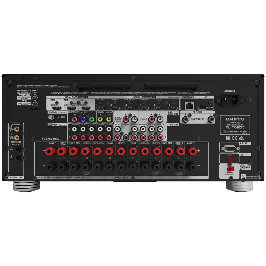 photo 3 - AV-ресивер Onkyo TX-RZ70