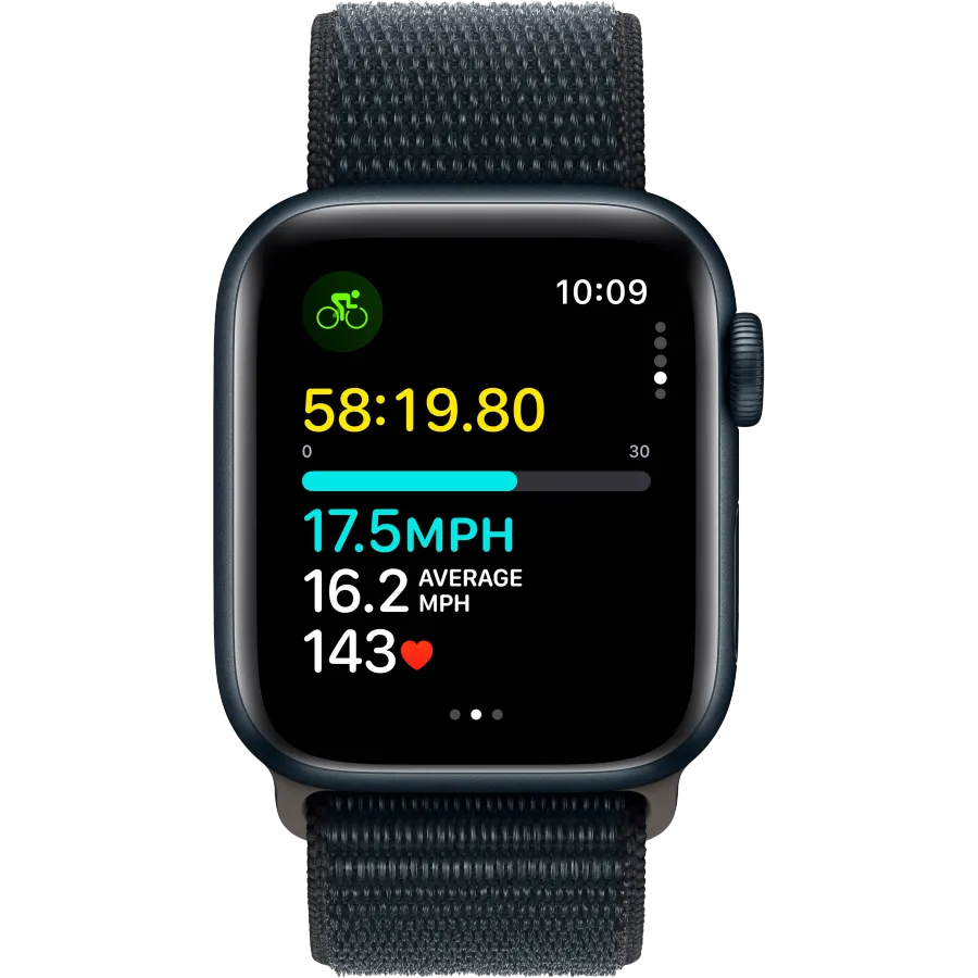 Apple Watch SE GPS Gen.2 (2023) Midnight Sport Loop, 40mm, Midnight – photo 6