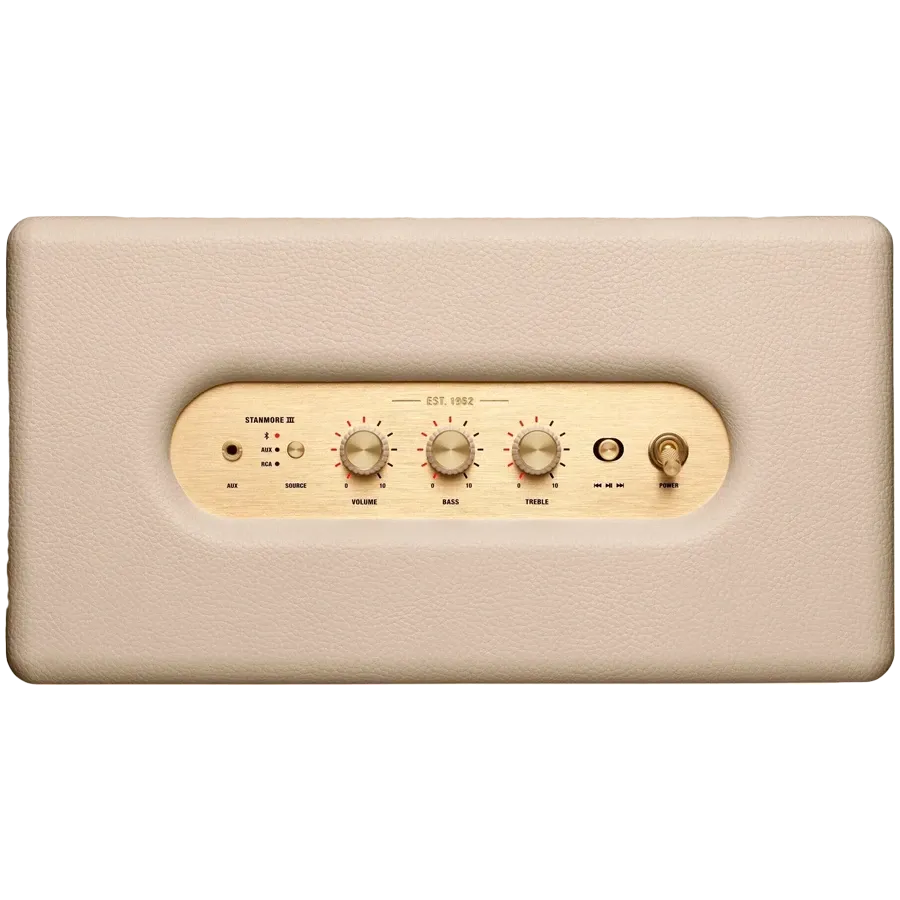 photo 3 - MARSHALL Stanmore III Bluetooth Портативная колонка, Кремовый